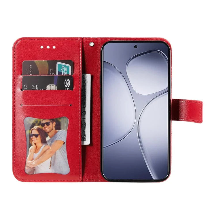 For Xiaomi Redmi K70 Ultra Case PU Leather Wallet Floral Phone Cover Stand View