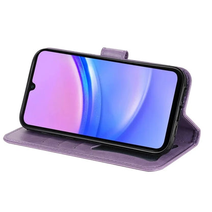 For Samsung Galaxy A16 5G Case PU Leather Wallet Floral Phone Cover Stand View