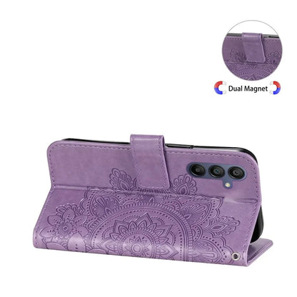 For Samsung Galaxy A16 5G Case PU Leather Wallet Floral Phone Cover Stand View