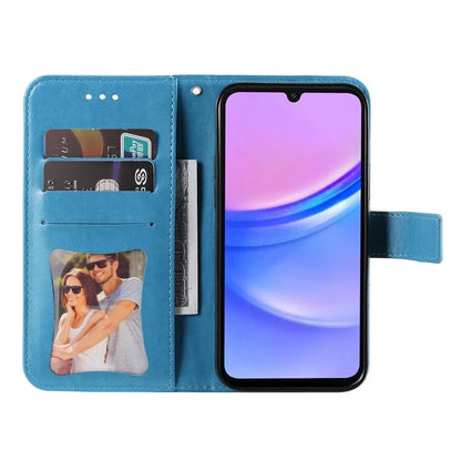 For Samsung Galaxy A16 5G Case PU Leather Wallet Floral Phone Cover Stand View