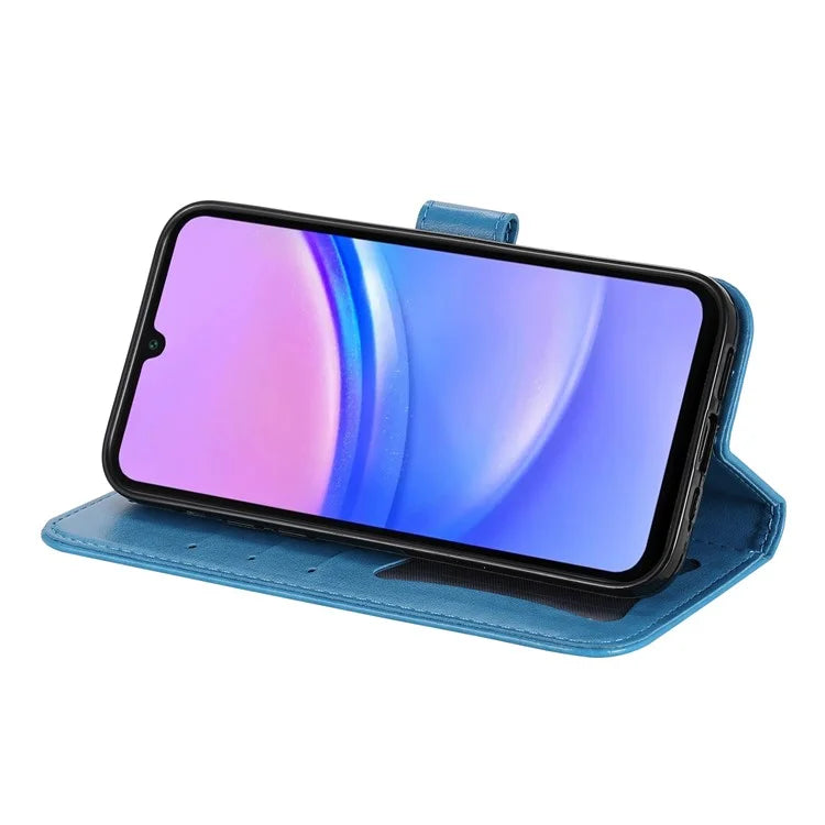 For Samsung Galaxy A16 5G Case PU Leather Wallet Floral Phone Cover Stand View