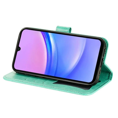 For Samsung Galaxy A16 5G Case PU Leather Wallet Floral Phone Cover Stand View