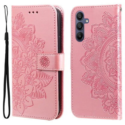 For Samsung Galaxy A16 5G Case PU Leather Wallet Floral Phone Cover Stand View