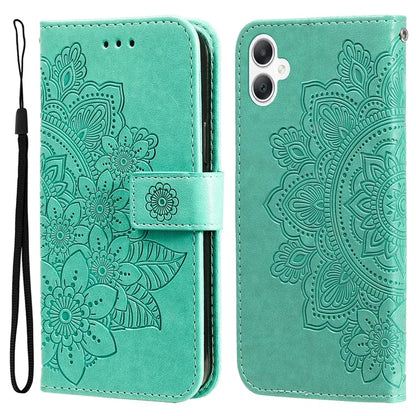 For Samsung Galaxy A06 Case PU Leather Wallet Floral Phone Cover Stand View