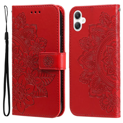 For Samsung Galaxy A06 Case PU Leather Wallet Floral Phone Cover Stand View
