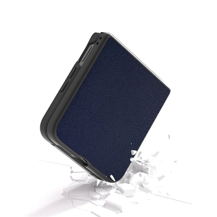 For Xiaomi Mix Flip 5G Case Anti-Scratch PU Leather Coated PC Phone Cover
