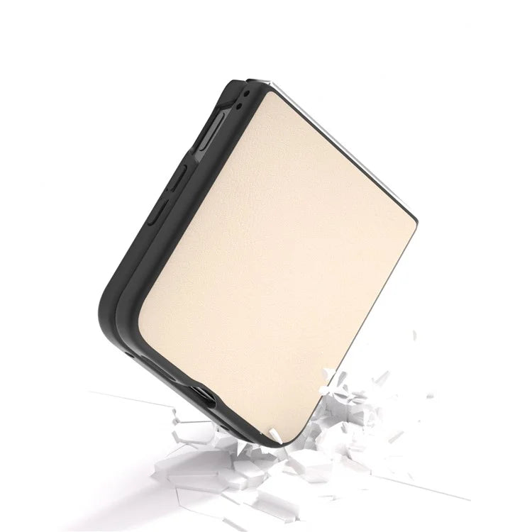 For Xiaomi Mix Flip 5G Case Anti-Scratch PU Leather Coated PC Phone Cover