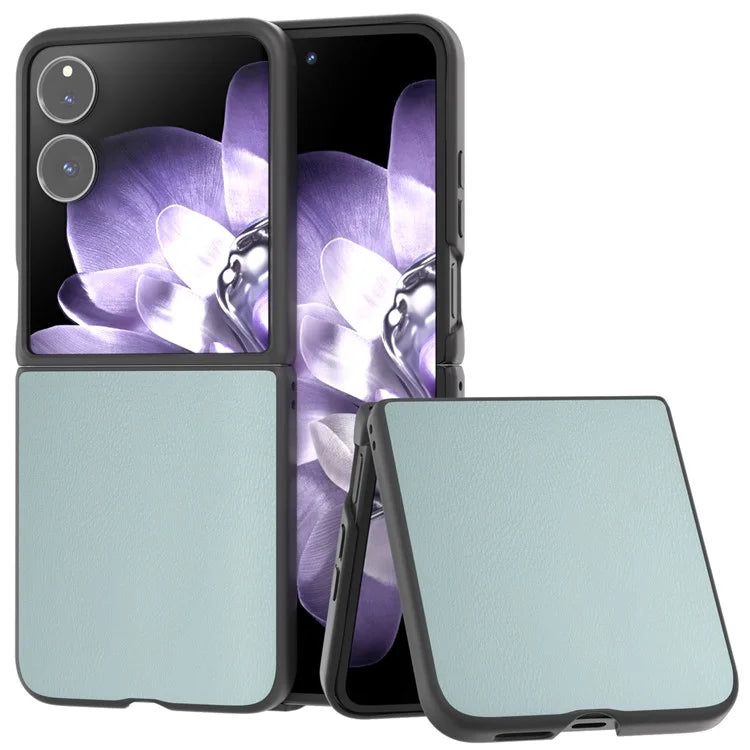 For Xiaomi Mix Flip 5G Case Anti-Scratch PU Leather Coated PC Phone Cover