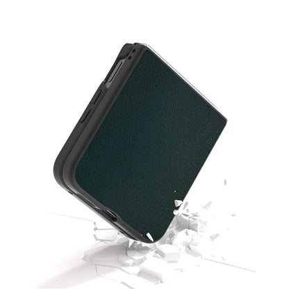 For Xiaomi Mix Flip 5G Case Anti-Scratch PU Leather Coated PC Phone Cover