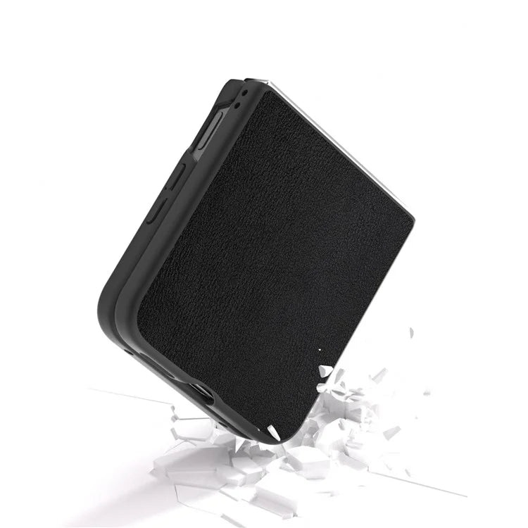 For Xiaomi Mix Flip 5G Case Anti-Scratch PU Leather Coated PC Phone Cover