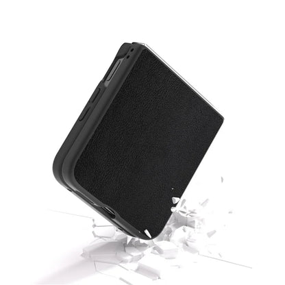 For Xiaomi Mix Flip 5G Case Anti-Scratch PU Leather Coated PC Phone Cover