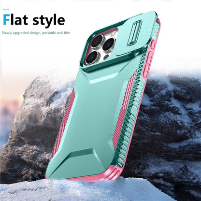 For iPhone 16 Pro Case Camshield TPU+PC Anti-Skid Drop-Proof Phone Cover