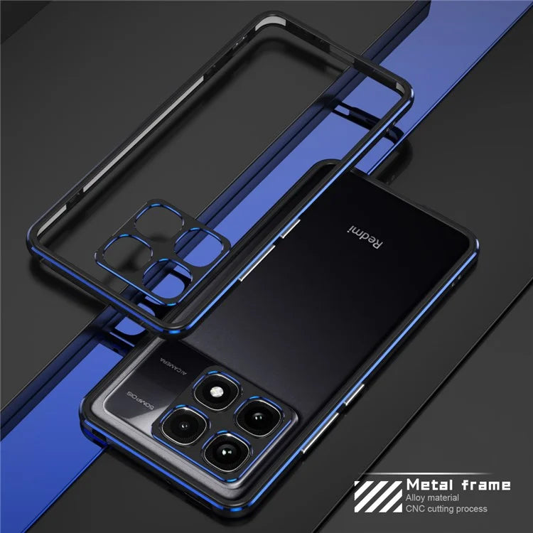 For Xiaomi Redmi K70 Ultra Bumper Case Metal Frame Phone Cover with Camera Lens Guard