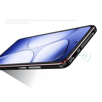 For Xiaomi Redmi K70 Ultra Bumper Case Metal Frame Phone Cover with Camera Lens Guard
