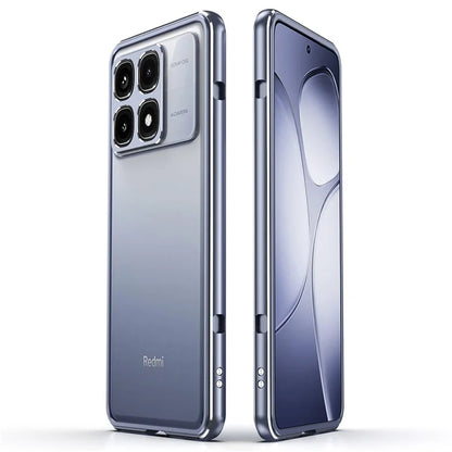 For Xiaomi Redmi K70 Ultra Bumper Case Metal Frame Phone Cover with Camera Lens Guard