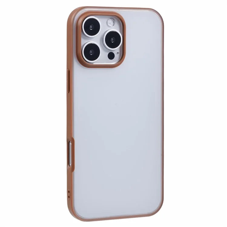X-LEVEL For iPhone 16 Pro Case Frosted Back PC+TPU Shockproof Phone Cover