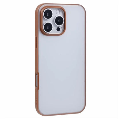 X-LEVEL For iPhone 16 Pro Case Frosted Back PC+TPU Shockproof Phone Cover