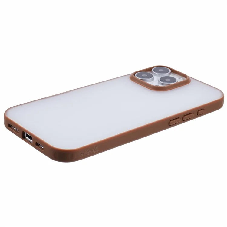 X-LEVEL For iPhone 16 Pro Case Frosted Back PC+TPU Shockproof Phone Cover