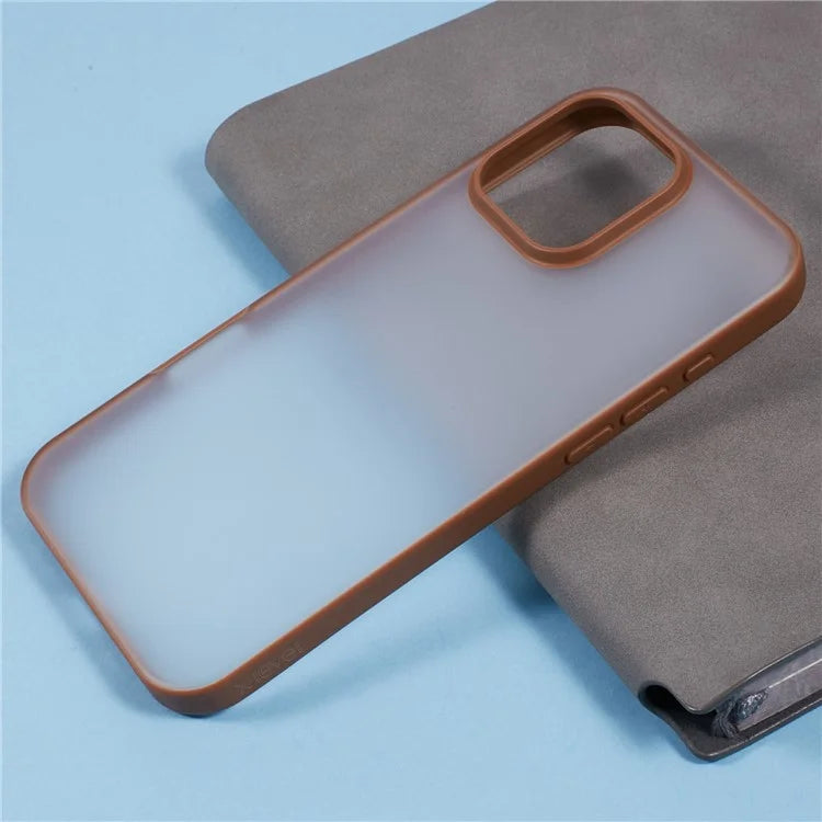 X-LEVEL For iPhone 16 Pro Case Frosted Back PC+TPU Shockproof Phone Cover