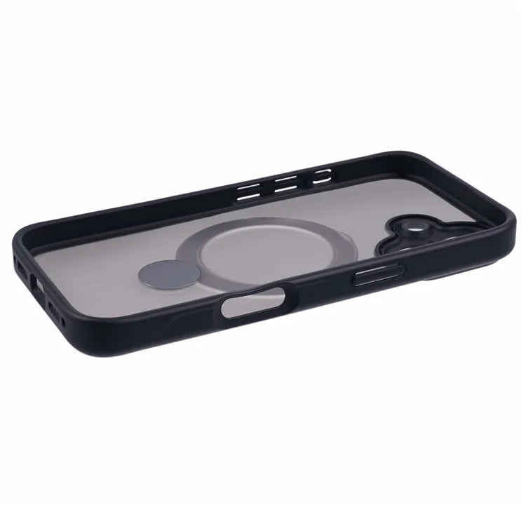 For iPhone 16 Plus Case Rotatable Magnetic Kickstand TPU+PC Matte Phone Cover