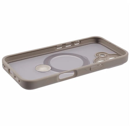 For iPhone 16 Plus Case Rotatable Magnetic Kickstand TPU+PC Matte Phone Cover