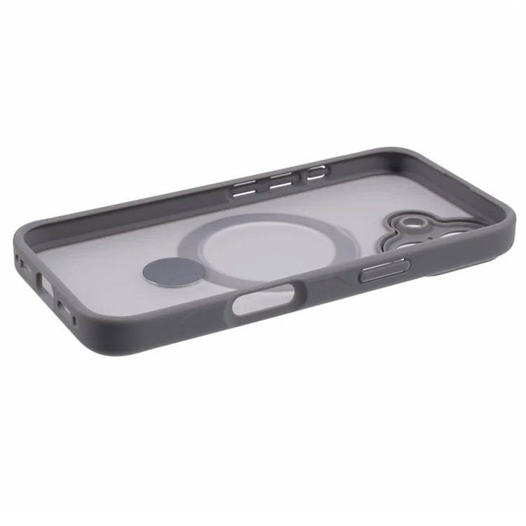 For iPhone 16 Plus Case Rotatable Magnetic Kickstand TPU+PC Matte Phone Cover
