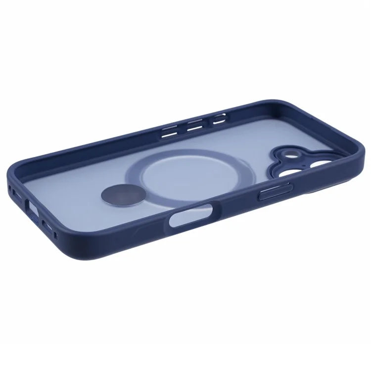 For iPhone 16 Plus Case Rotatable Magnetic Kickstand TPU+PC Matte Phone Cover