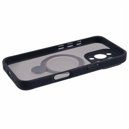 For iPhone 16 Pro Max Case Compatible with MagSafe Matte TPU+PC Phone Cover  Kickstand Ring Holder
