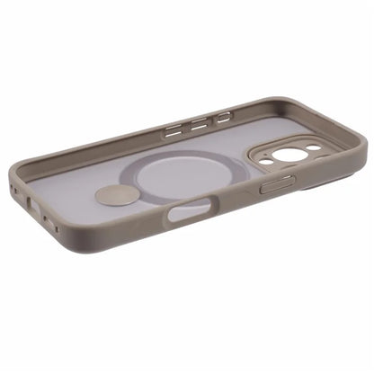 For iPhone 16 Pro Max Case Compatible with MagSafe Matte TPU+PC Phone Cover  Kickstand Ring Holder