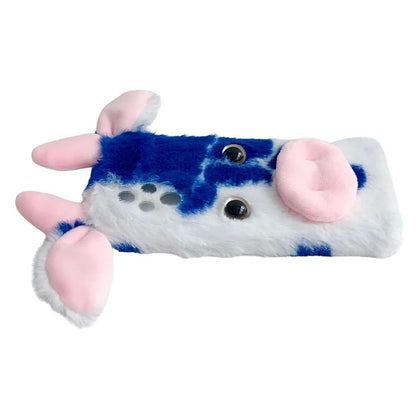 For Honor 200 5G Case Fluffy Cows Ear Soft TPU Protective Phone Cover