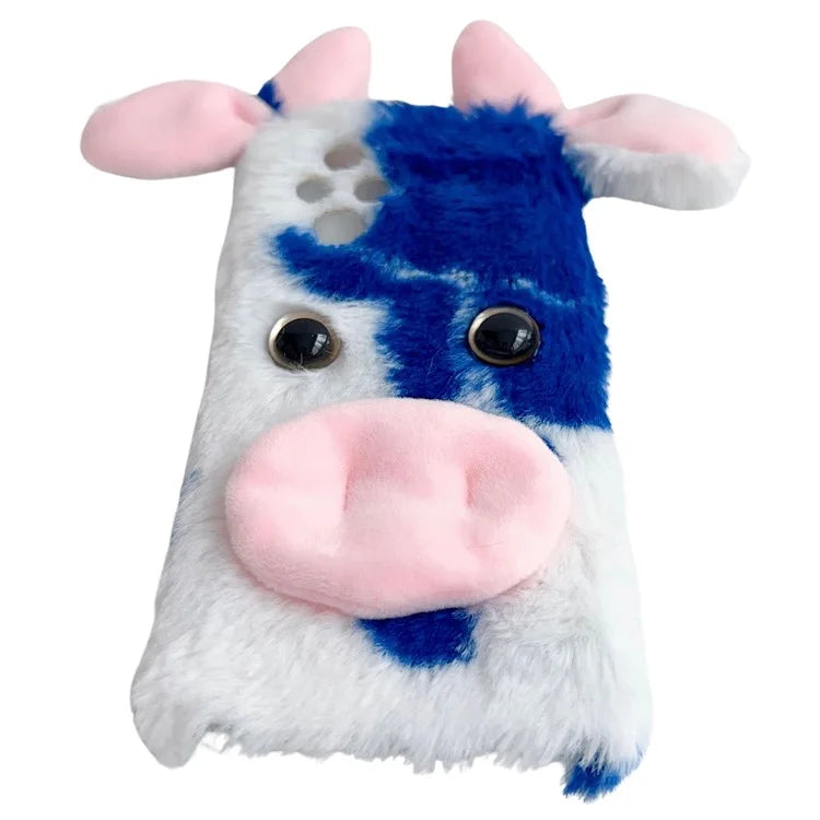 For Honor 200 5G Case Fluffy Cows Ear Soft TPU Protective Phone Cover