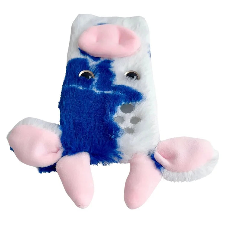 For Honor 200 5G Case Fluffy Cows Ear Soft TPU Protective Phone Cover