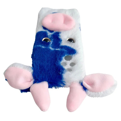 For Honor 200 5G Case Fluffy Cows Ear Soft TPU Protective Phone Cover