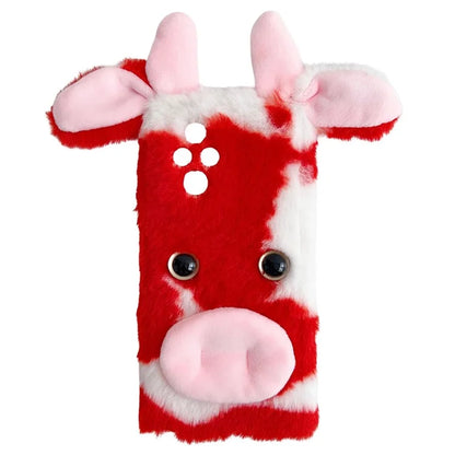 For Honor 200 5G Case Fluffy Cows Ear Soft TPU Protective Phone Cover