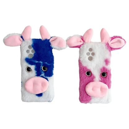 For Honor 200 5G Case Fluffy Cows Ear Soft TPU Protective Phone Cover