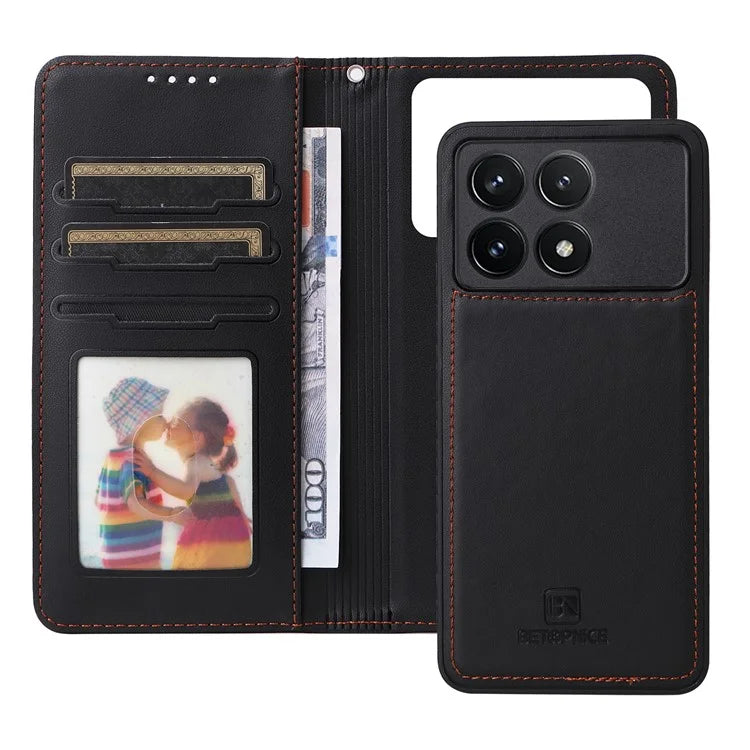 BETOPNICE 005 For Xiaomi Redmi K70 Pro 5G / K70 5G / Poco F6 Pro 5G Case PU Leather Wallet Phone Cover