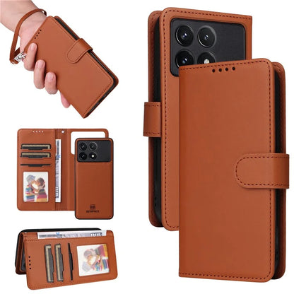 BETOPNICE 005 For Xiaomi Redmi K70 Pro 5G / K70 5G / Poco F6 Pro 5G Case PU Leather Wallet Phone Cover
