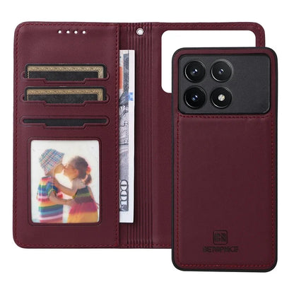 BETOPNICE 005 For Xiaomi Redmi K70 Pro 5G / K70 5G / Poco F6 Pro 5G Case PU Leather Wallet Phone Cover