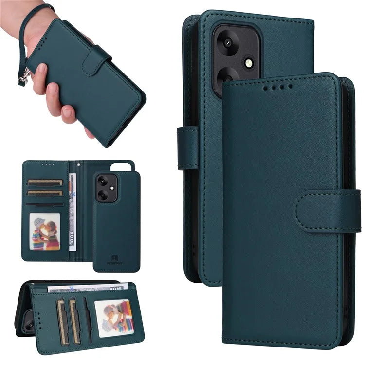 BETOPNICE 005 For Xiaomi Redmi 13C 5G / 13C 4G / 13R 5G / Poco M6 5G Case PU Leather Wallet Phone Cover