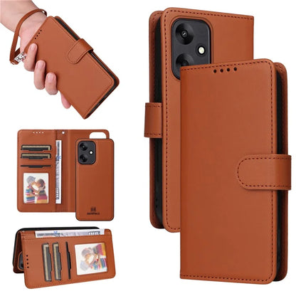 BETOPNICE 005 For Xiaomi Redmi 13C 5G / 13C 4G / 13R 5G / Poco M6 5G Case PU Leather Wallet Phone Cover