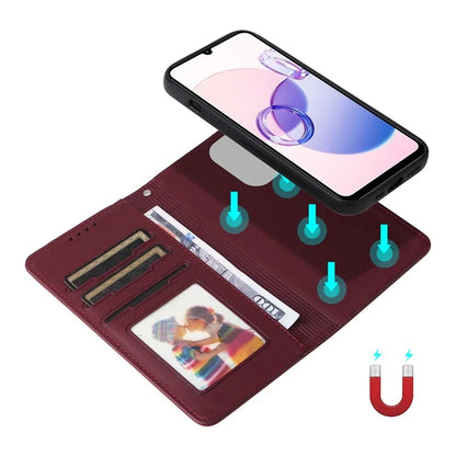 BETOPNICE 005 For Xiaomi Redmi 13C 5G / 13C 4G / 13R 5G / Poco M6 5G Case PU Leather Wallet Phone Cover