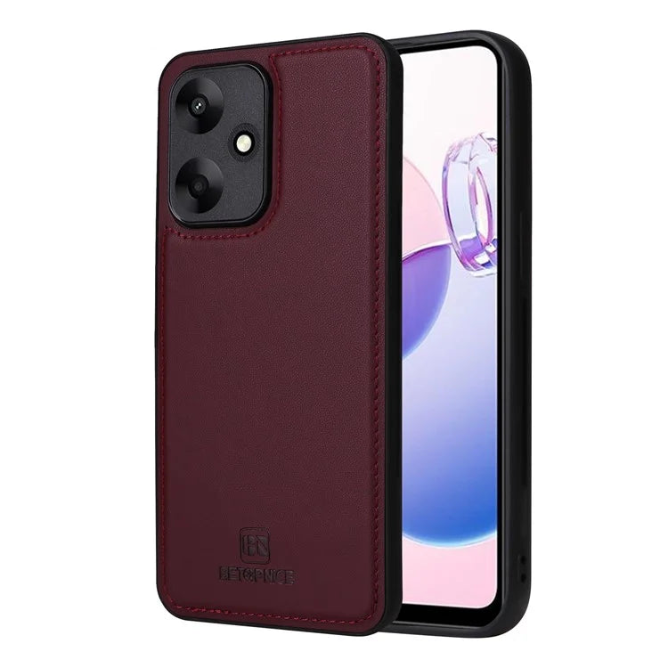 BETOPNICE 005 For Xiaomi Redmi 13C 5G / 13C 4G / 13R 5G / Poco M6 5G Case PU Leather Wallet Phone Cover