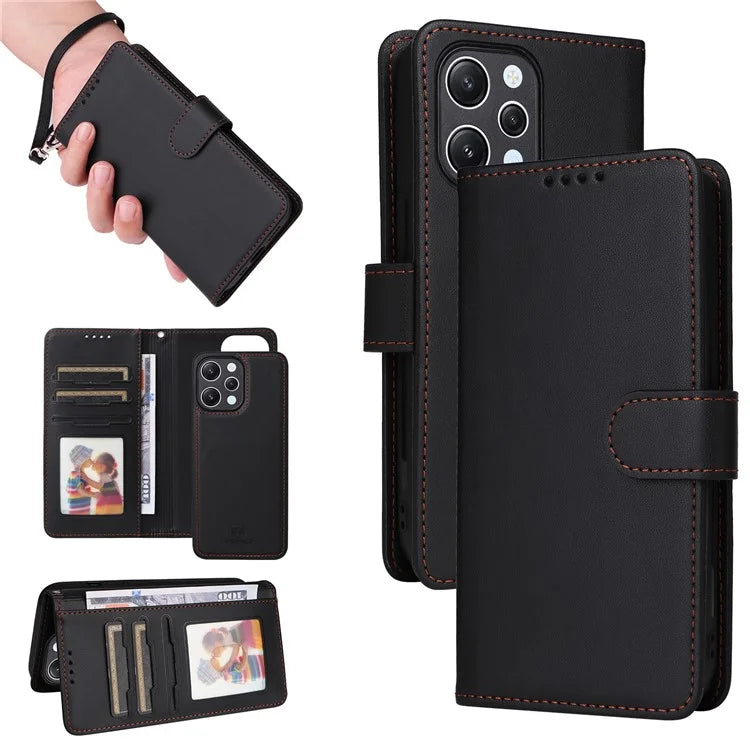 BETOPNICE 005 For Xiaomi Redmi 12 4G Case Shockproof Leather Phone Cover