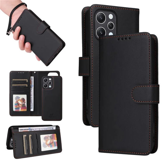 BETOPNICE 005 For Xiaomi Redmi 12 4G Case Shockproof Leather Phone Cover
