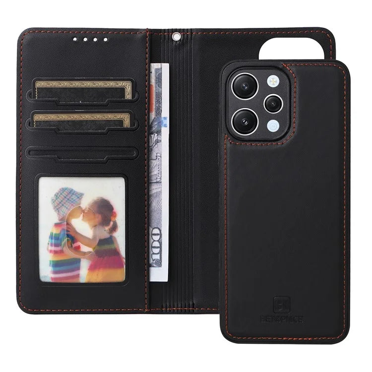 BETOPNICE 005 For Xiaomi Redmi 12 4G Case Shockproof Leather Phone Cover