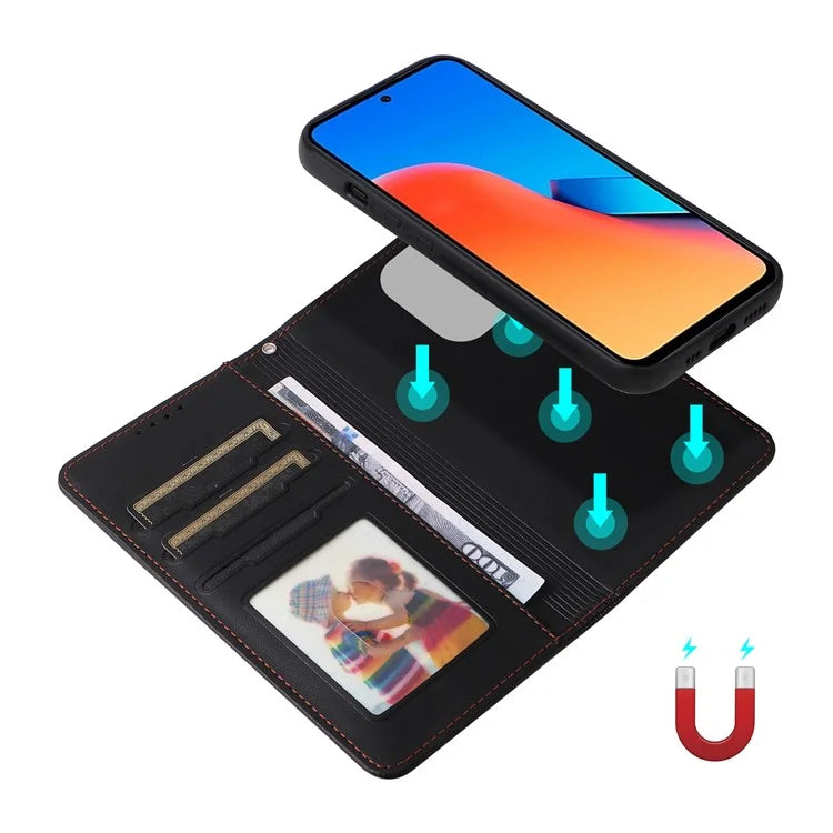 BETOPNICE 005 For Xiaomi Redmi 12 4G Case Shockproof Leather Phone Cover