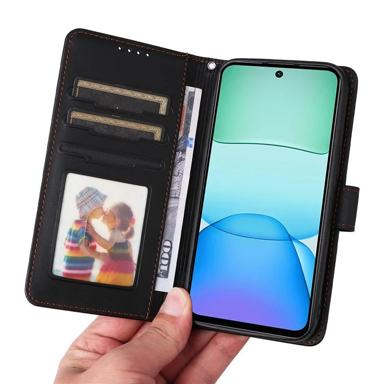 BETOPNICE 005 For Xiaomi Redmi 13 4G / Note 13R 5G / Poco M6 4G Wallet Case PU Leather Stand Phone Cover