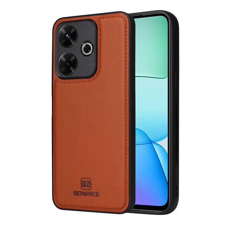 BETOPNICE 005 For Xiaomi Redmi 13 4G / Note 13R 5G / Poco M6 4G Wallet Case PU Leather Stand Phone Cover