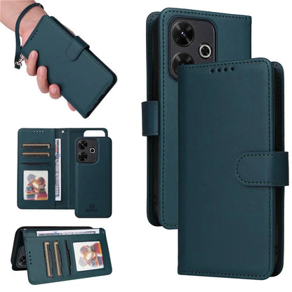 BETOPNICE 005 For Xiaomi Redmi 13 4G / Note 13R 5G / Poco M6 4G Wallet Case PU Leather Stand Phone Cover