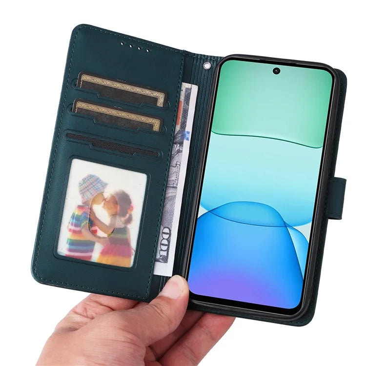 BETOPNICE 005 For Xiaomi Redmi 13 4G / Note 13R 5G / Poco M6 4G Wallet Case PU Leather Stand Phone Cover